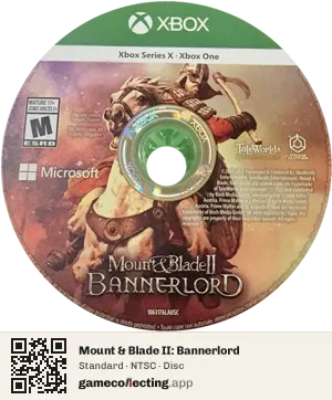 Mount & Blade II: Bannerlord Xbox Series X, NTSC disc