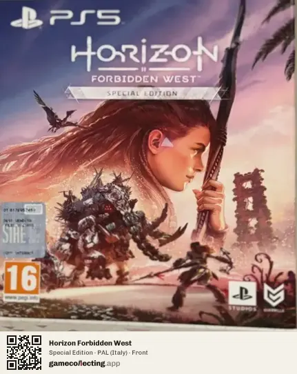 Horizon Forbidden West PlayStation 5, Italy box front