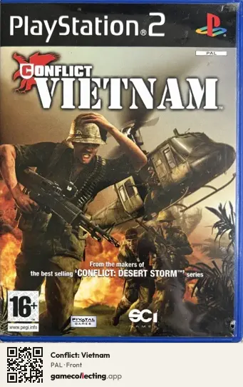 Conflict: Vietnam PlayStation 2, PAL box front
