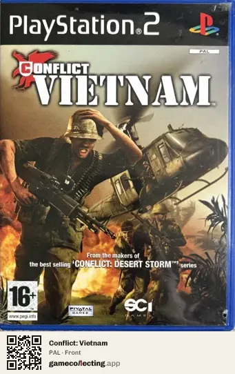 Conflict: Vietnam PlayStation 2, PAL box front