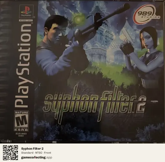 Syphon Filter 2 PlayStation, NTSC box front
