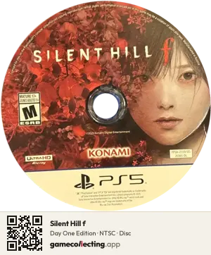 Silent Hill f PlayStation 5, NTSC disc