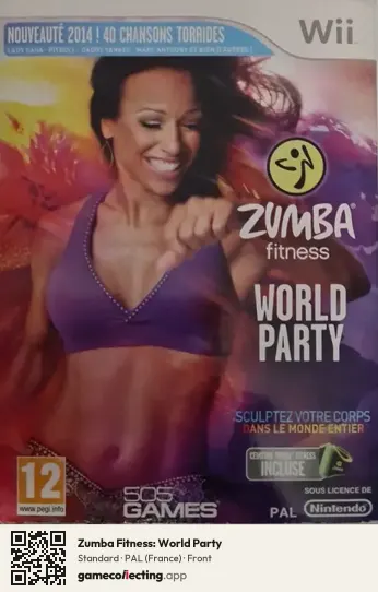 Zumba Fitness: World Party Nintendo Wii, France box front