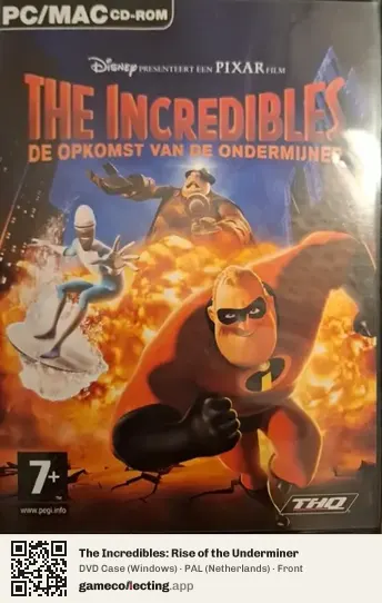 The Incredibles: Rise of the Underminer Computer, Netherlands box front