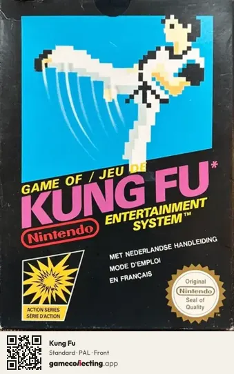 Kung Fu Nintendo Entertainment System, PAL box front