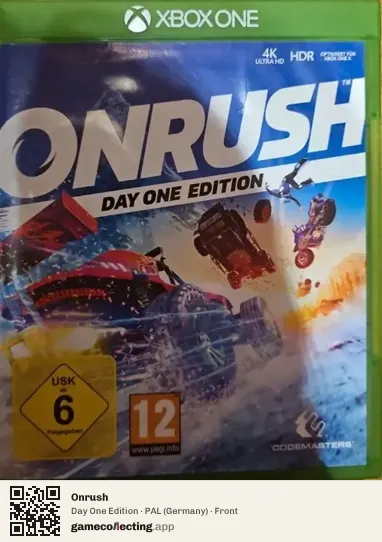 Onrush Xbox One, Germany box front