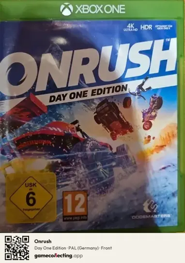 Onrush Xbox One, Germany box front