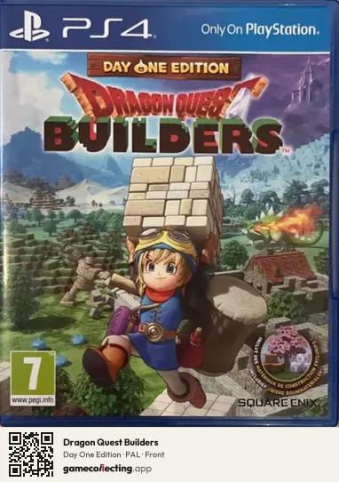 Dragon Quest Builders PlayStation 4, PAL box front
