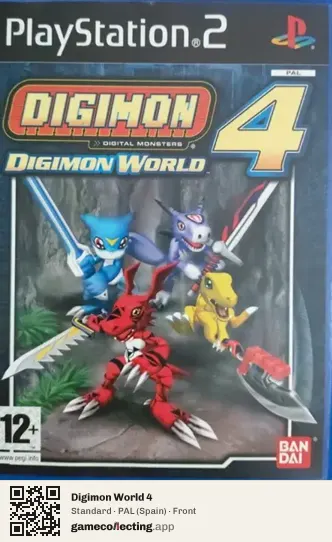 Digimon World 4 PlayStation 2, Spain box front