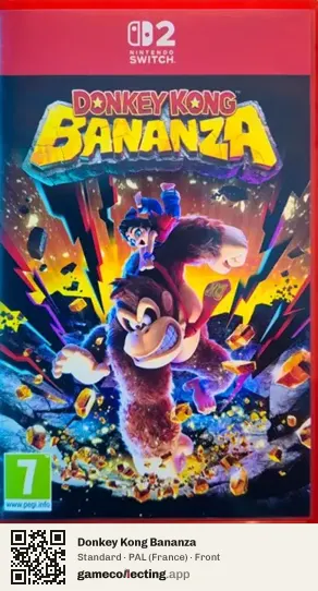 Donkey Kong Bananza Nintendo Switch 2, France box front