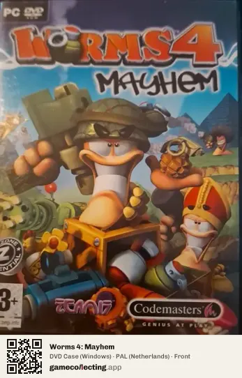Worms 4: Mayhem Computer, Netherlands box front
