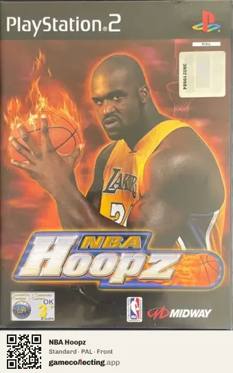 NBA Hoopz PlayStation 2, PAL box front