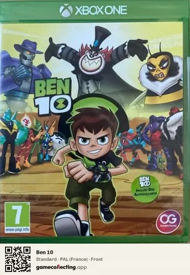 Ben 10 Xbox One, France box front