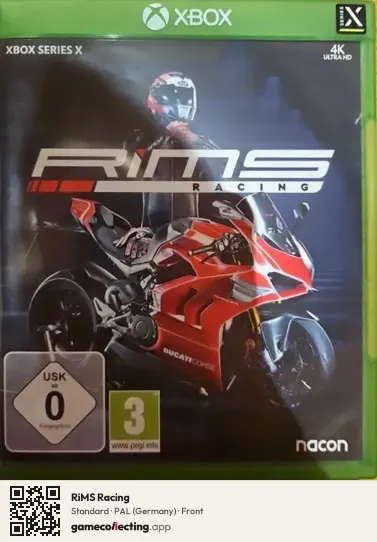 RiMS Racing Xbox Series X, Germany box front