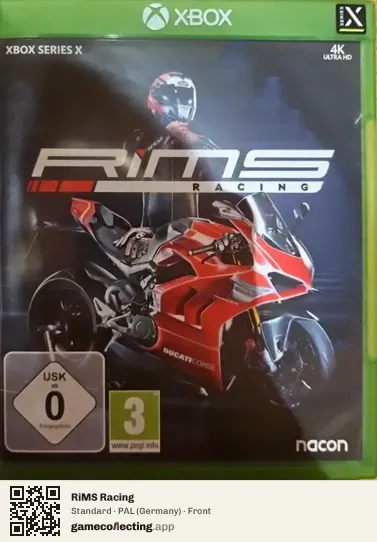 RiMS Racing Xbox Series X, Germany box front