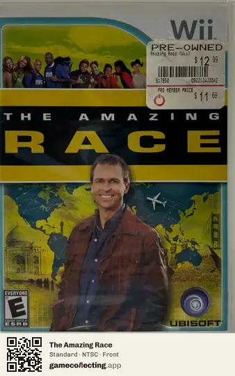The Amazing Race Nintendo Wii, NTSC box front
