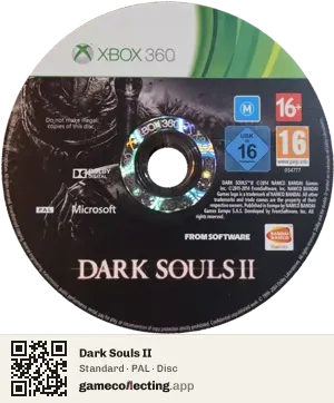 Dark Souls II Xbox 360, PAL disc