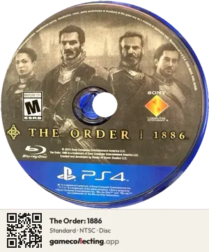 The Order: 1886 PlayStation 4, NTSC disc