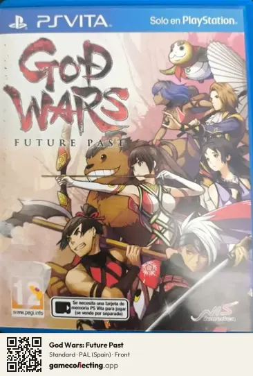 God Wars: Future Past PlayStation Vita, Spain box front