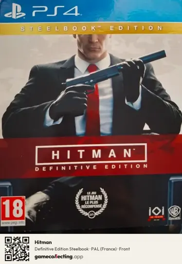 Hitman PlayStation 4, France box front