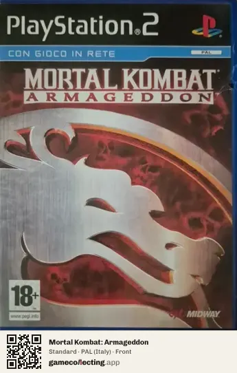 Mortal Kombat: Armageddon PlayStation 2, Italy box front