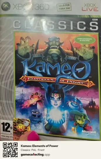 Kameo: Elements of Power Xbox 360, PAL box front