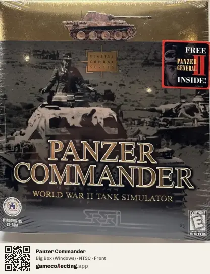 Panzer Commander Computer, NTSC box front