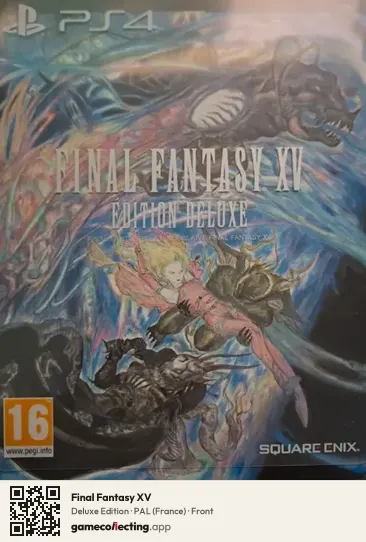 Final Fantasy XV PlayStation 4, France box front