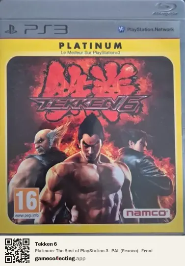 Tekken 6 PlayStation 3, France box front