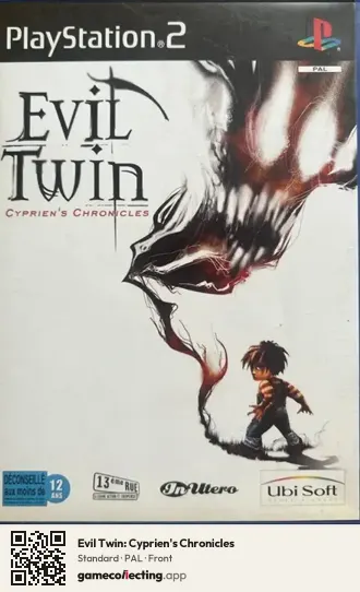 Evil Twin: Cyprien's Chronicles PlayStation 2, PAL box front