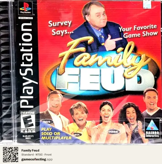 Family Feud PlayStation, NTSC box front