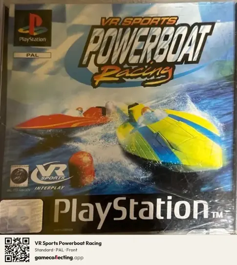 VR Sports Powerboat Racing PlayStation, PAL box front