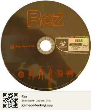 Rez Sega Dreamcast, Japan disc