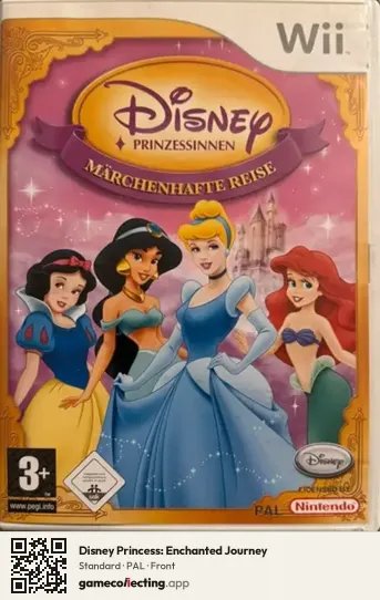 Disney Princess: Enchanted Journey Nintendo Wii, PAL box front