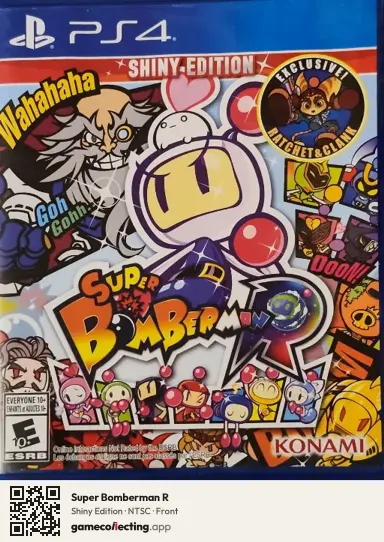 Super Bomberman R PlayStation 4, NTSC box front
