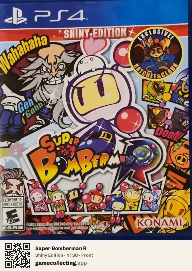 Super Bomberman R PlayStation 4, NTSC box front