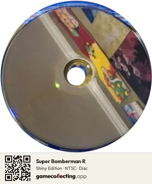 Super Bomberman R PlayStation 4, NTSC disc