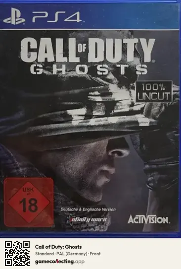 Call of Duty: Ghosts PlayStation 4, Germany box front