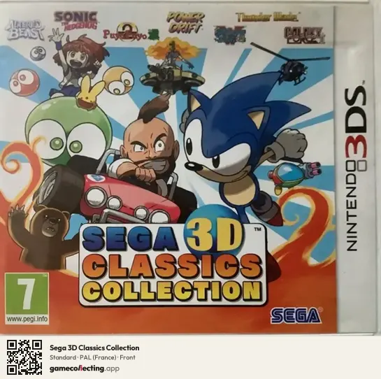 Sega 3D Classics Collection Nintendo 3DS, France box front