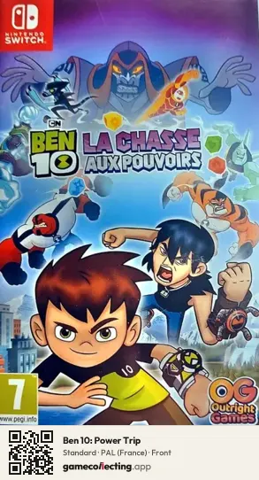 Ben 10: Power Trip Nintendo Switch, France box front