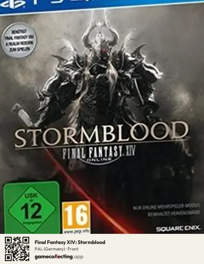 Final Fantasy XIV: Stormblood PlayStation 4, Germany box front