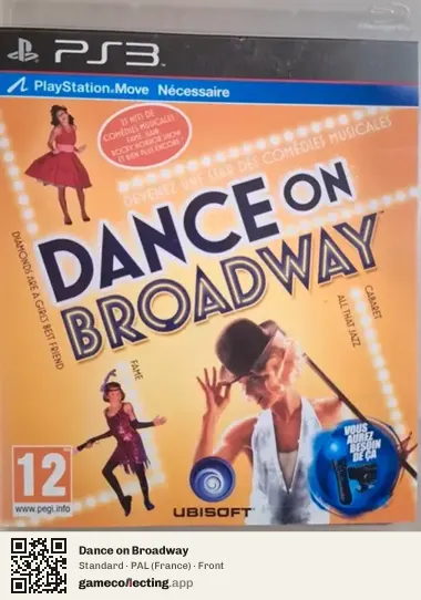 Dance on Broadway PlayStation 3, France box front