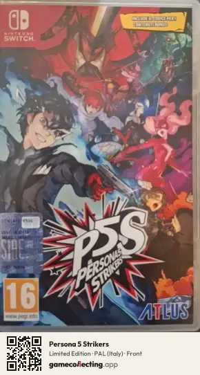 Persona 5 Strikers Nintendo Switch, Italy box front