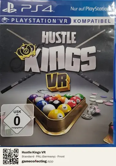 Hustle Kings VR PlayStation 4, Germany box front