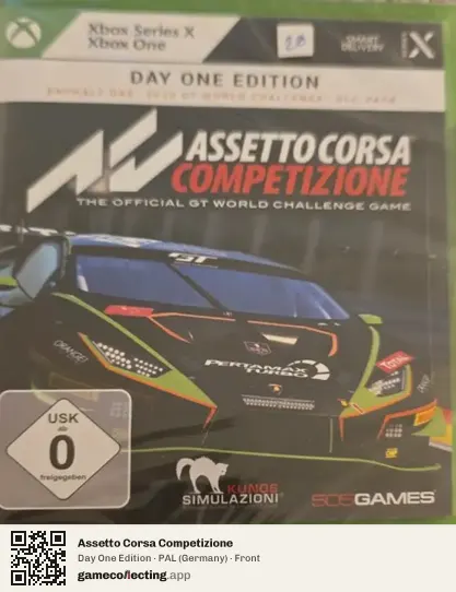 Assetto Corsa Competizione Xbox Series X, Germany box front
