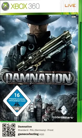 Damnation Xbox 360, Germany box front