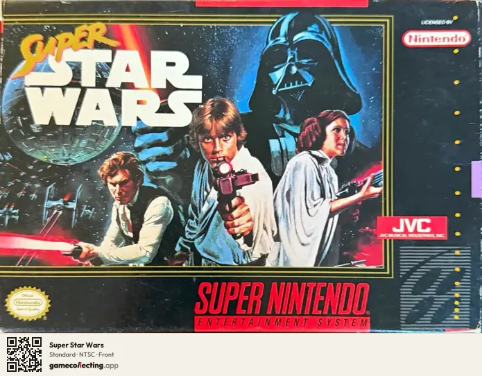 Super Star Wars Super Nintendo Entertainment System, NTSC box front
