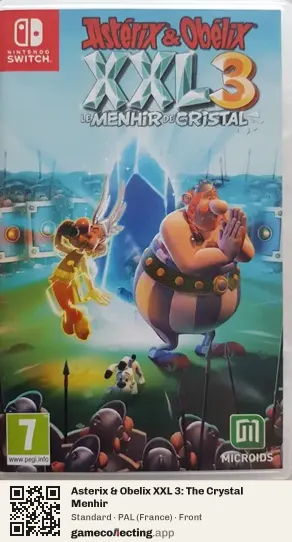 Asterix & Obelix XXL 3: The Crystal Menhir Nintendo Switch, France box front