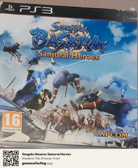 Sengoku Basara: Samurai Heroes PlayStation 3, France box front