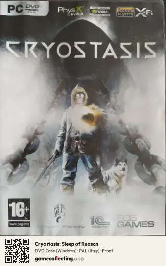 Cryostasis: Sleep of Reason Computer, Italy box front